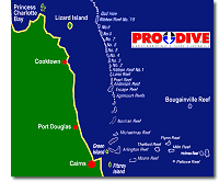 Reef Location Map